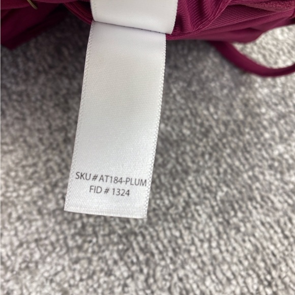 Andie The Canary Tank Top Small Purple Bustier Adjustable Straps Swim AT184-PLUM - Picture 5 of 12